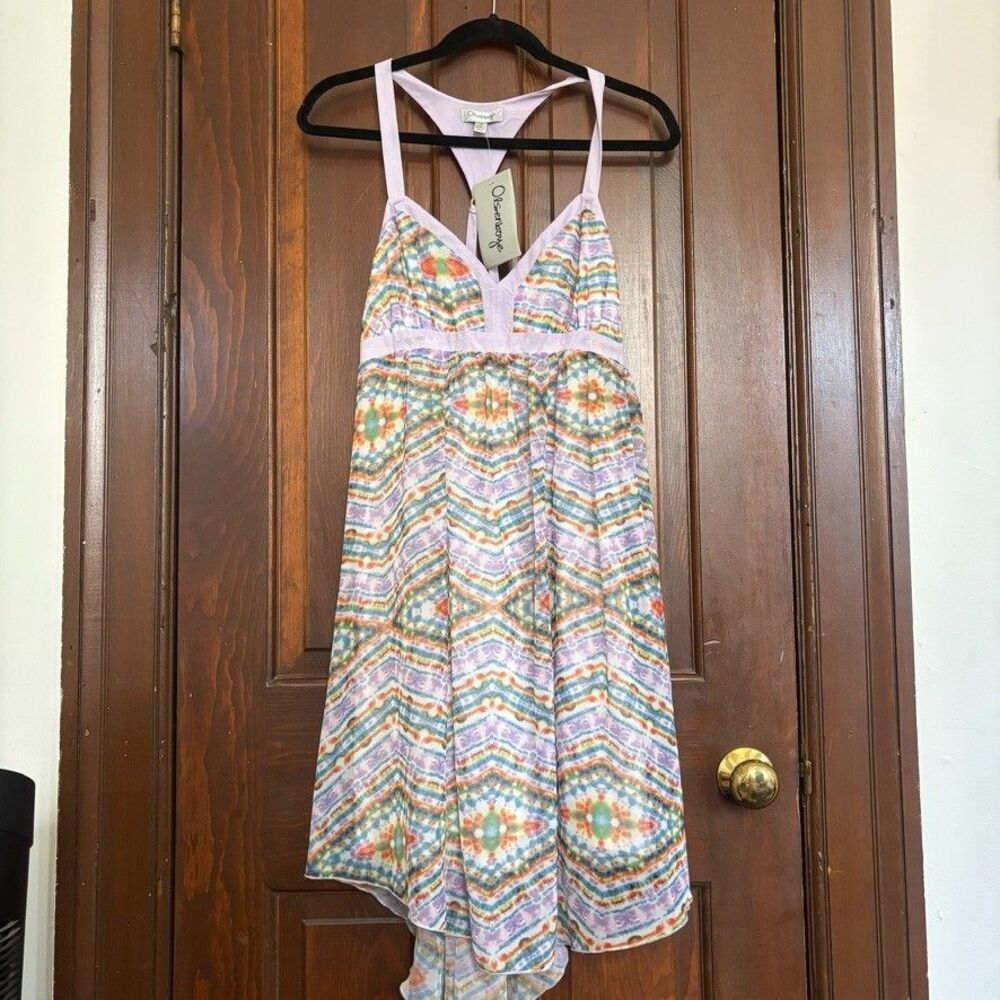 Olsenboye Mary-Kate Ashley Olsen NWT Tie Dye Racerback High-Low Sundress Sz 13